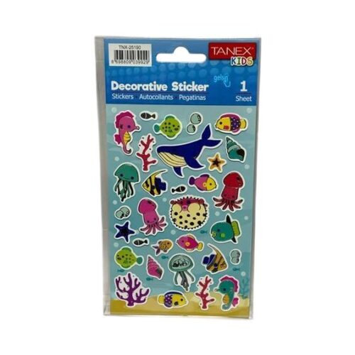 Tanex Okyanus Canlıları-2 Serisi Etiket Sticker Tnx-25190