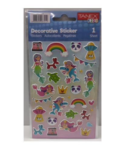 Tanex Puffy Decorative Serisi Stickers Tnx-27205