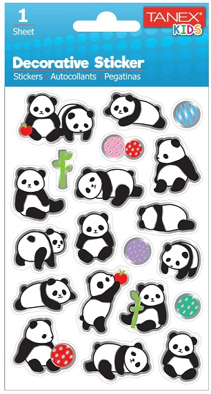 tanex stickers eu puffy damla etiket panda serisi 5 li tnx 25060 5 5 li paket 491654.png