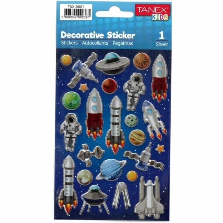 tanex stickers eu puffy damla etiket uzay serisi 5 li tnx 25071 5 5 li paket 504766.jpg