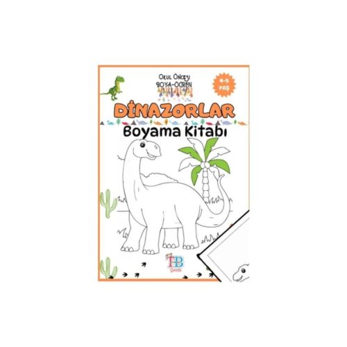 Tb Çoçuk Boyama Kitabı Dinazorlar 44 Sayfa