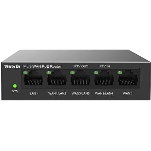 tenda g0 5g poe 5 port 4 port poe 10 100 1000 switch celik kasa poe router 469664.webp