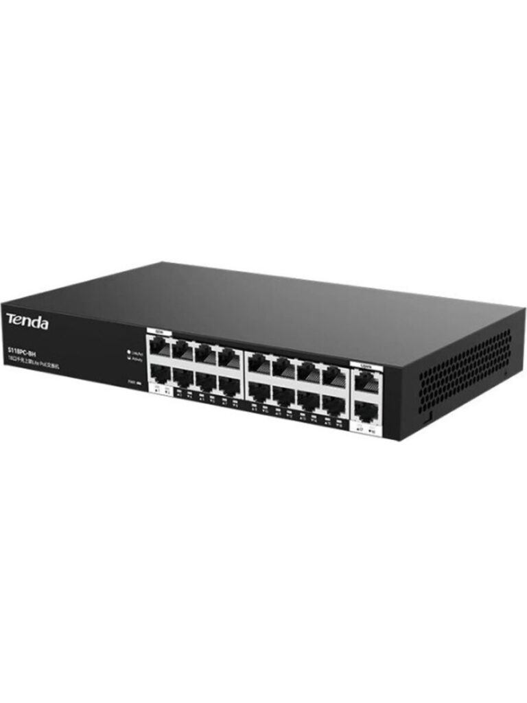 tenda s218gpc bh16fe poe port 167w 2x ge uplink switch 508010.jpg