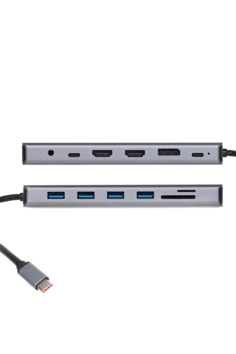 vcom cu4706 type c to hdmi 2 dp usb3 0 3 type c usb2 0 rj45 sd2 0 tf2 0 pd dc 3 5mm 13 in 1 cevirici 473317.jpg