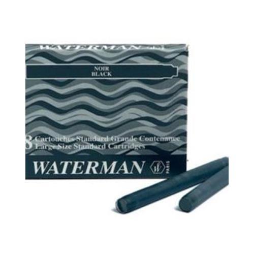 waterman kalem kartusu siyah 8 li 104852.jpg