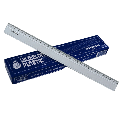 Yıldızlar Kod:005 Plastik Cetvel 30 Cm